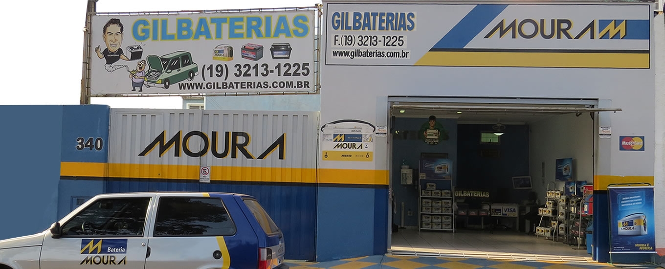 Loja 1 - Gilbaterias - (19) 3213-1225